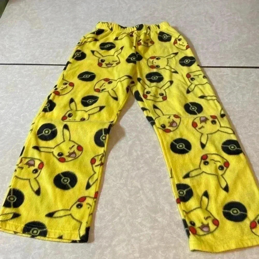 Pokémon fleece pj pants Size 6-7